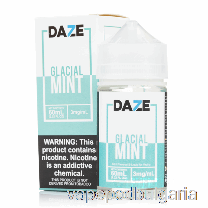 Vape Течности Glacial Mint - 7 Daze E-liquid - 100ml 6mg